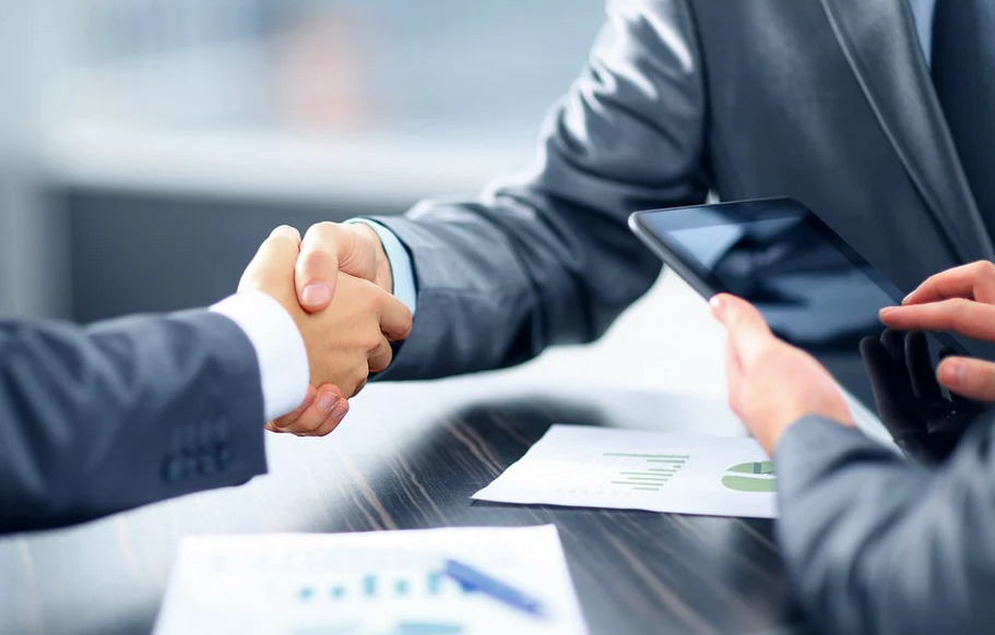shaking hands